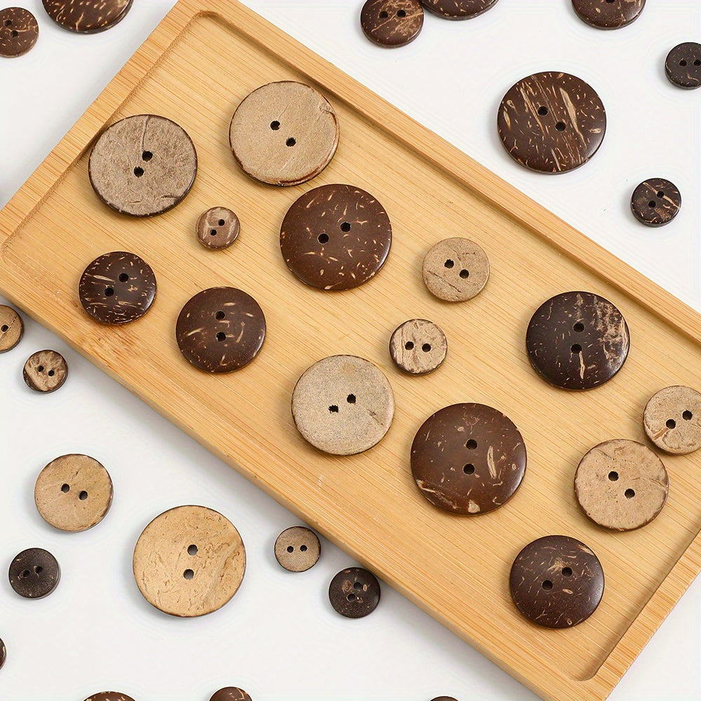 Natural Coconut Shell Wooden Buttons