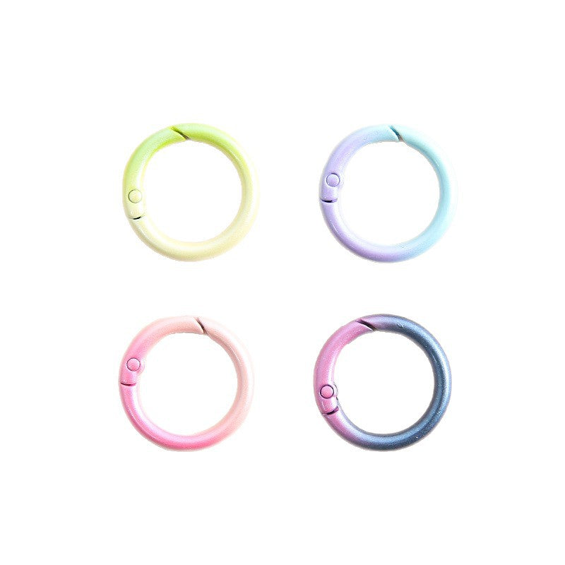 20PCS 25×19mm Gradient Spring Gate O-Ring Buckle Set
