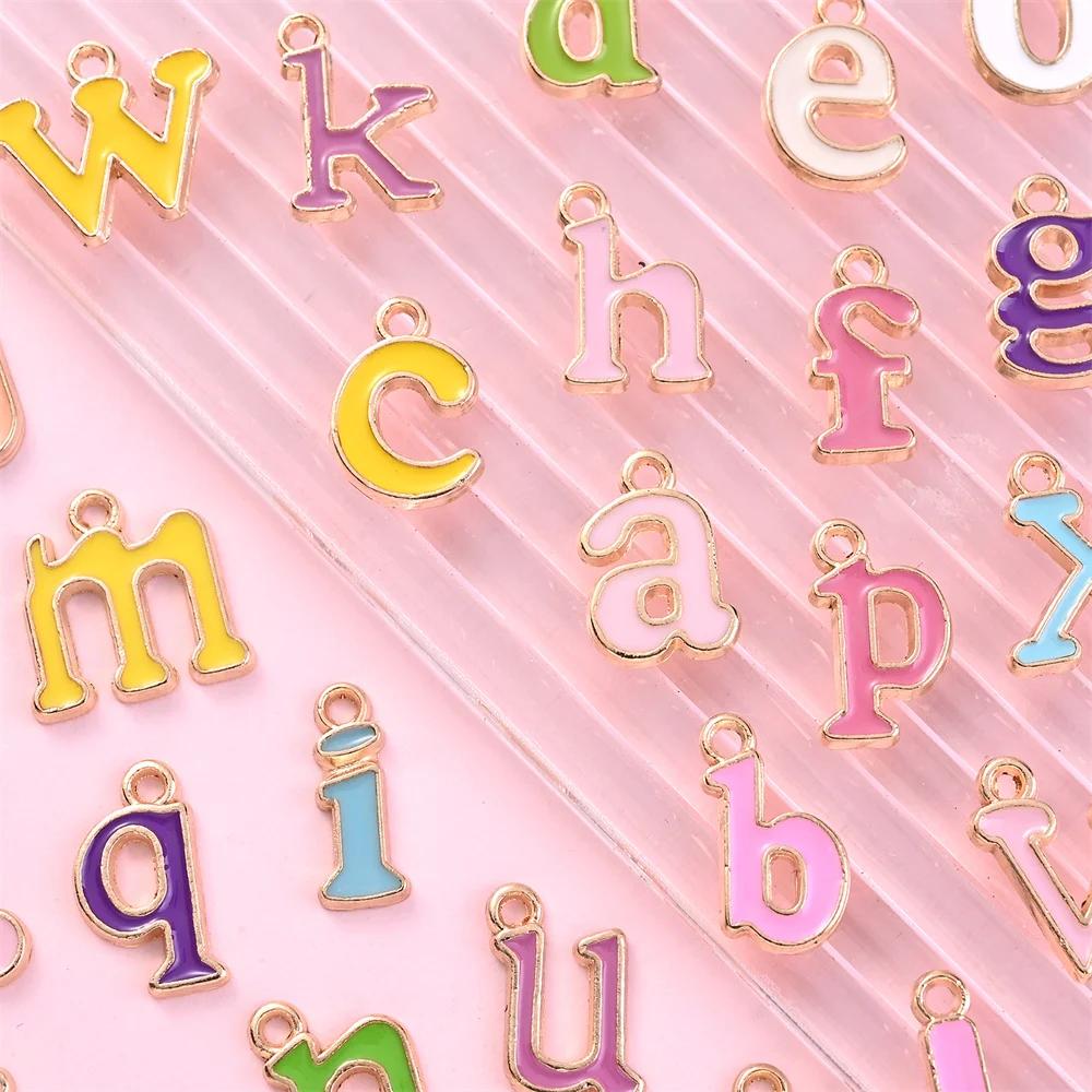 A-Z Alphabet Enamel Alloy Charms