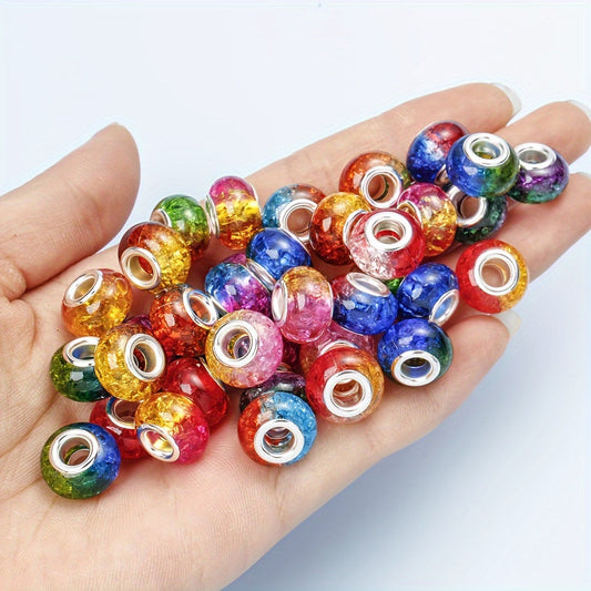 Large Hole Resin Spacer Beads