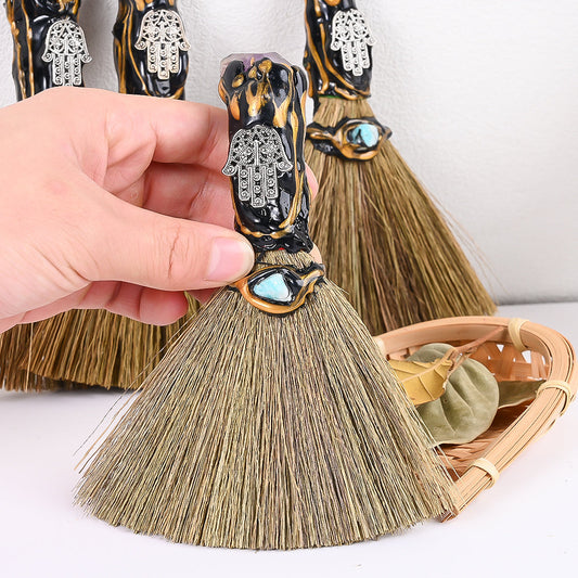 Crystal Broom Pendant