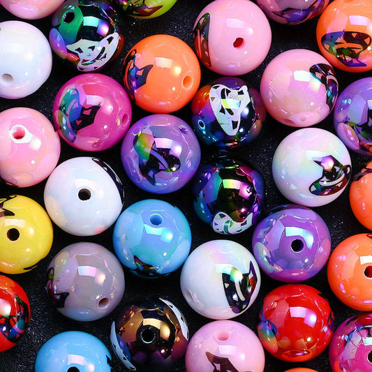 Halloween Magic Hat Acrylic Beads
