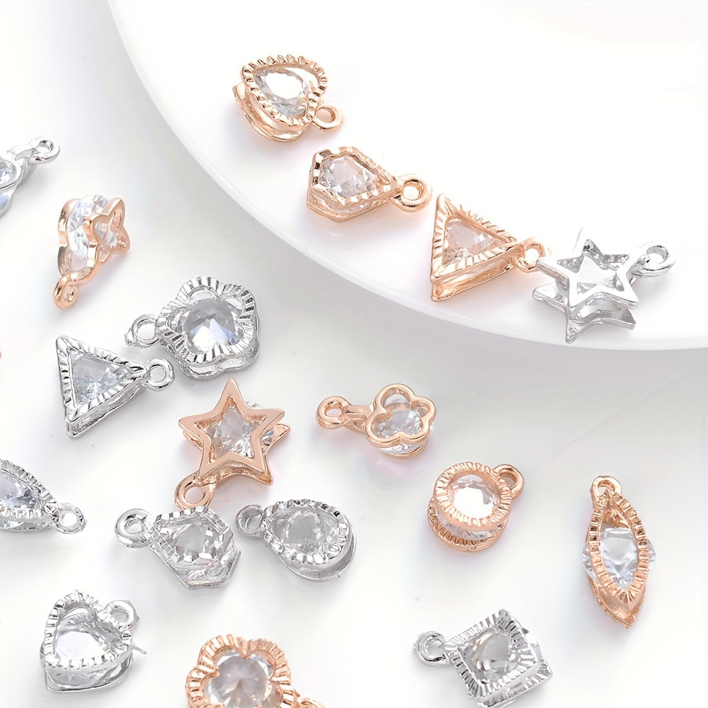 Cubic Alloy Crystal Pendants