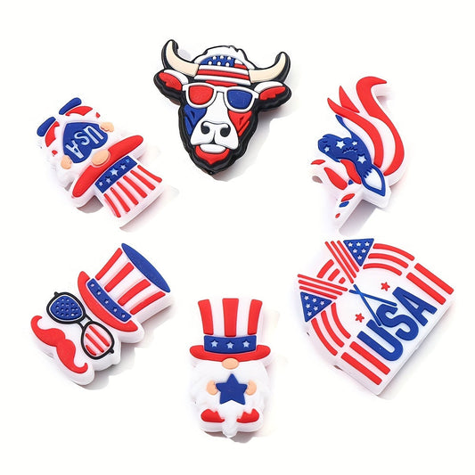 Patriotic Silicone Beads Independence Day Kit