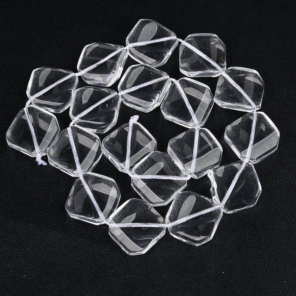 Transparent Faceted Crystal Beads