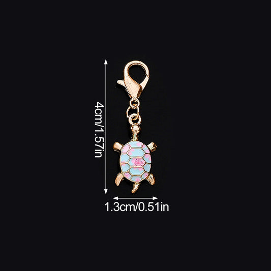 Turtle Keychain Zinc Alloy Charms