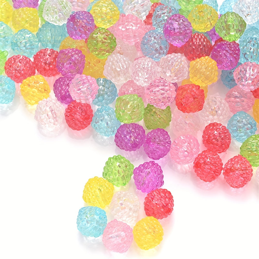 Clear Bayberry Acrylic Beads