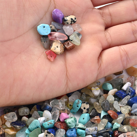 Mixed Color Irregular Stone Beads