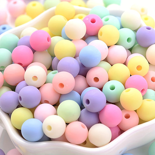 Candy Color Acrylic Round Beads