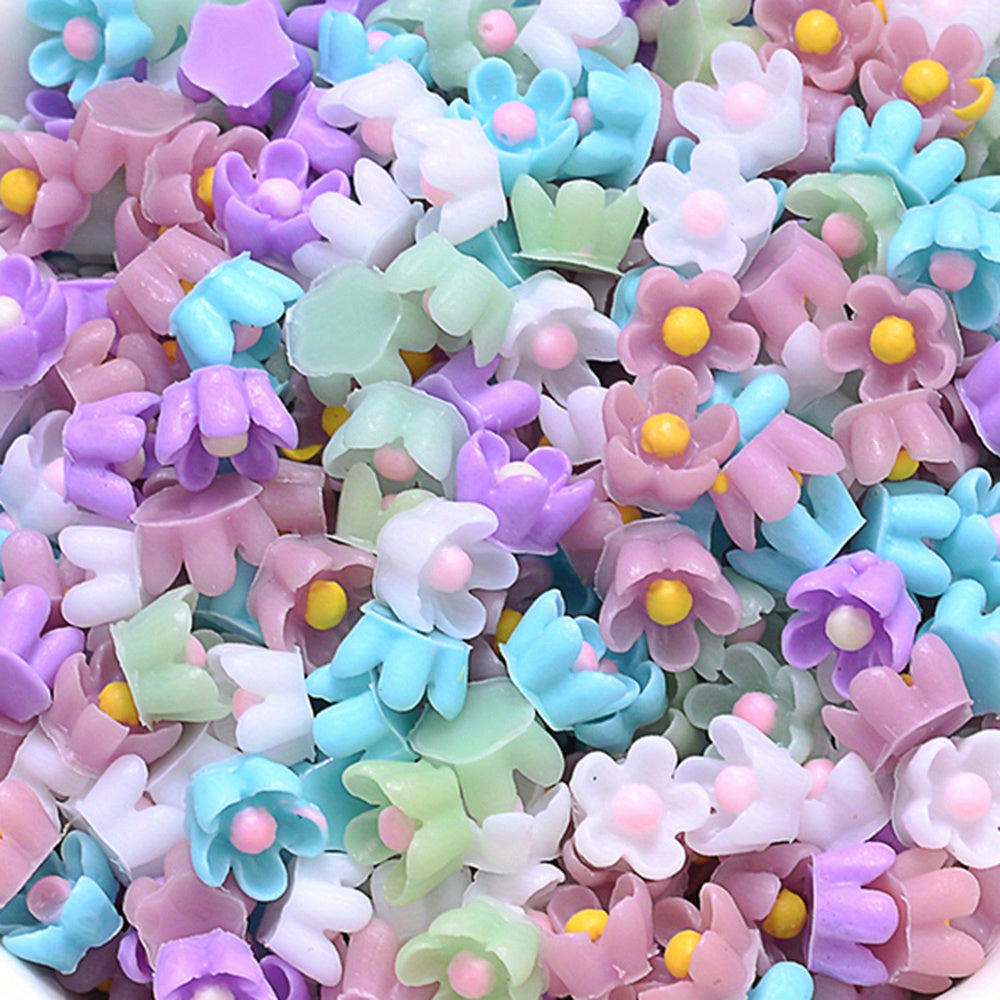 Cherry Blossom Resin Adhesive Beads