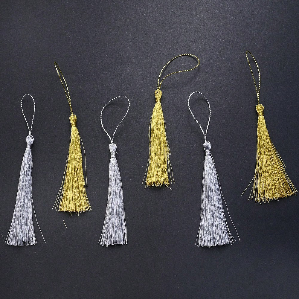 30PCS 13cm Chinese Style Polyester Tassel Pendant Set
