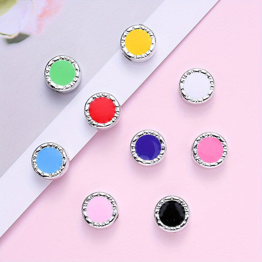 Round Colored CCB Spacer Beads