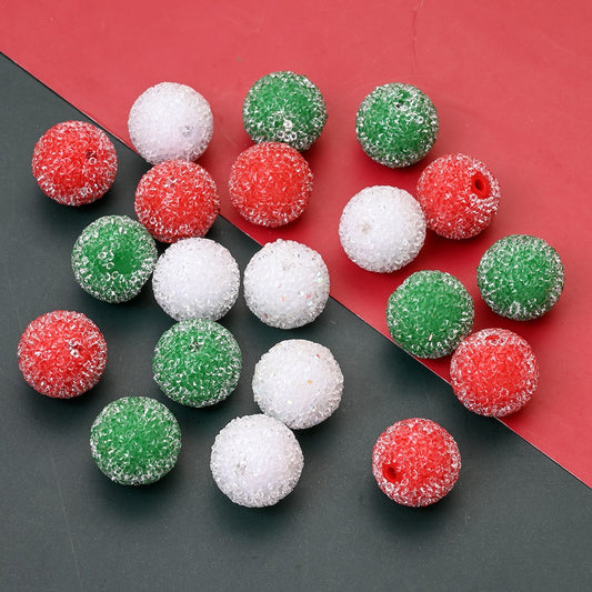 Mixed Color Round Resin Beads