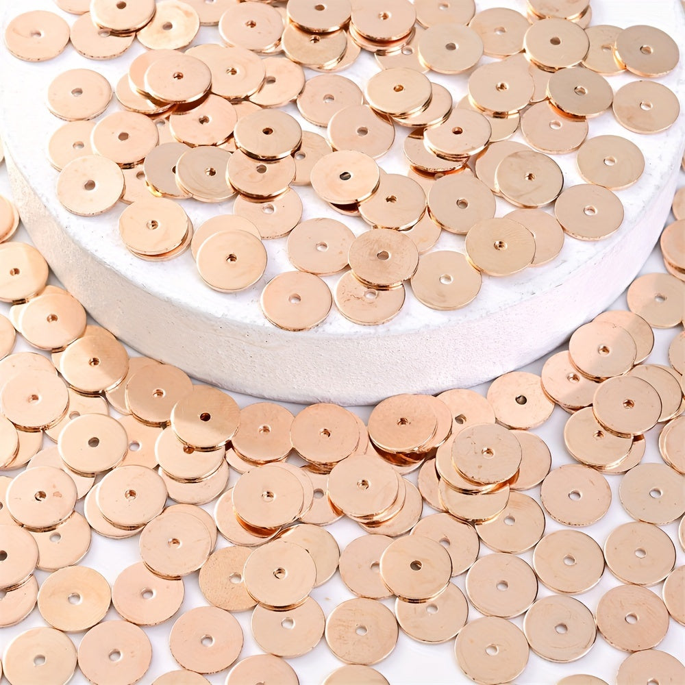 KC Gold Round Spacer Beads