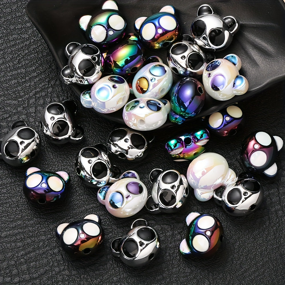 Panda Shape Acrylic Beads