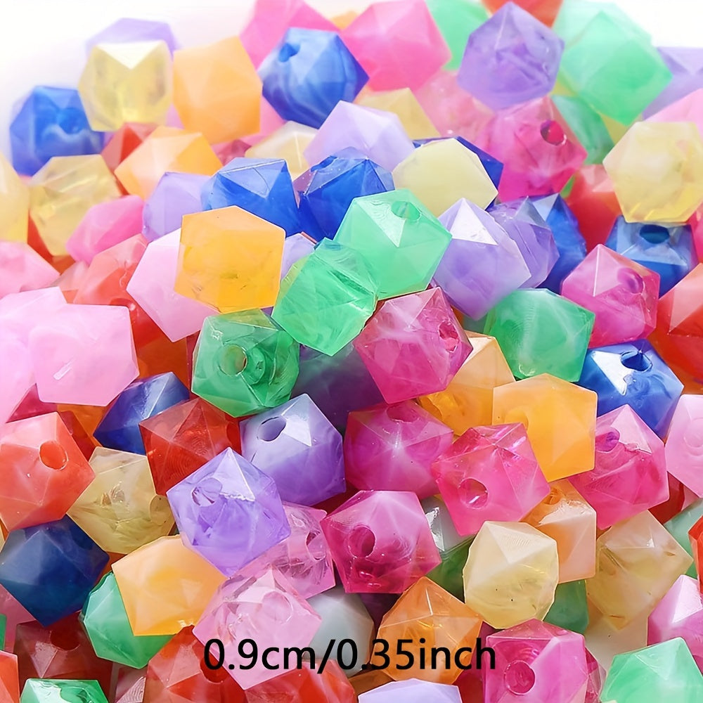 Polygonal Acrylic Beads