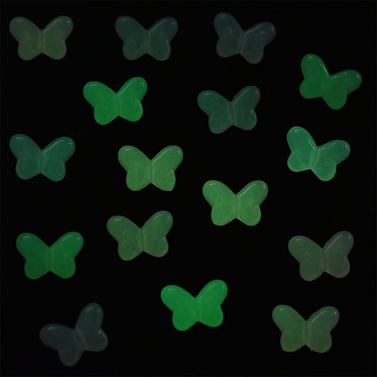 Colored Butterfly Acrylic Beads
