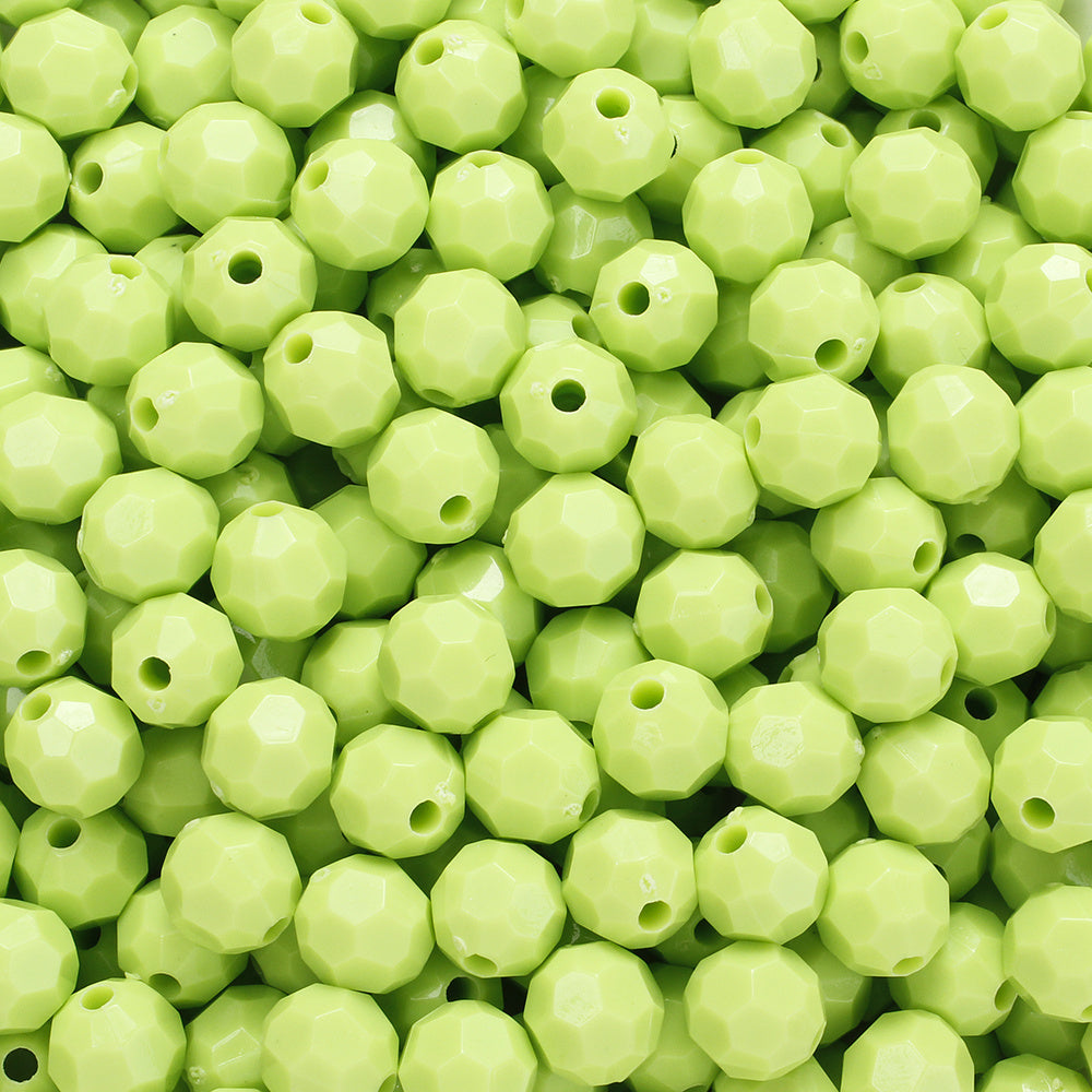Luminous Multilateral Ball Acrylic Beads