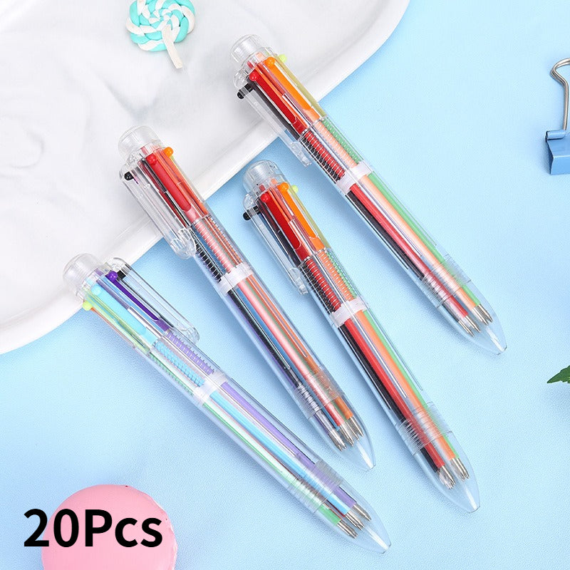 6-Color Ballpoint Pens