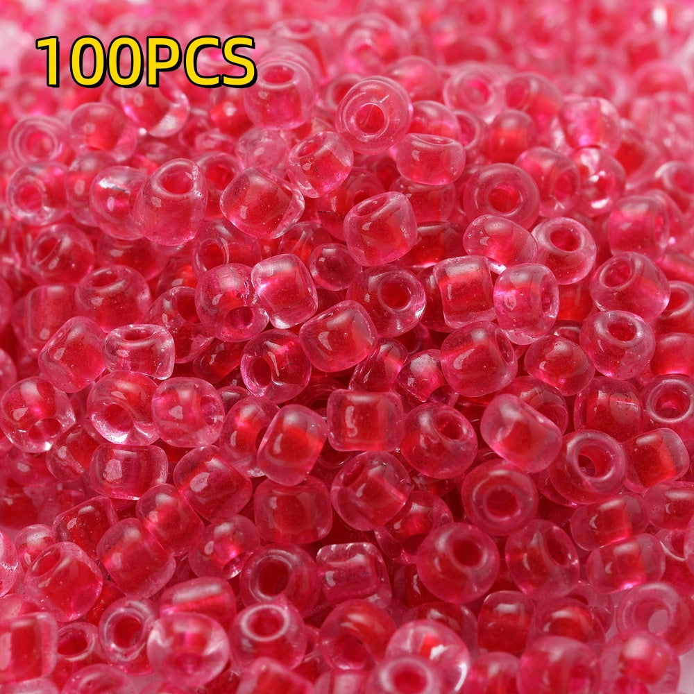 100pcs 4mm Vibrant Czech Glass Seed Beads