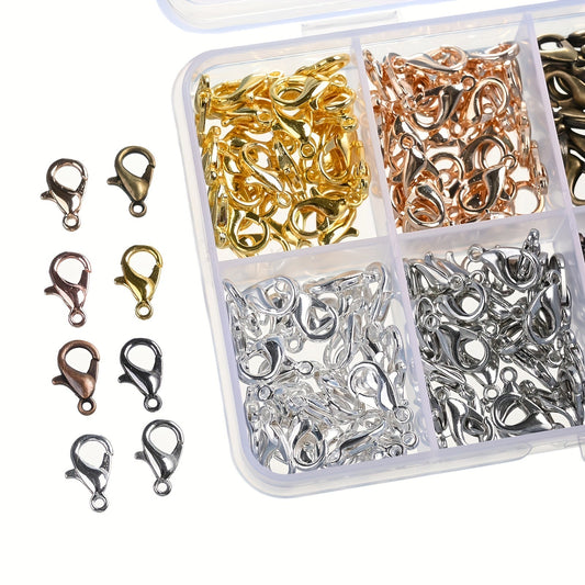 240PCS 8-Color Metal Lobster Clasp Set