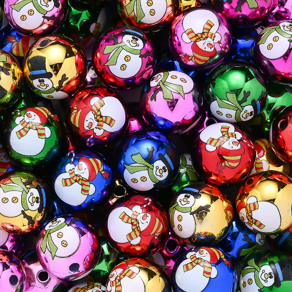 Christmas Acrylic Santa Claus Beads