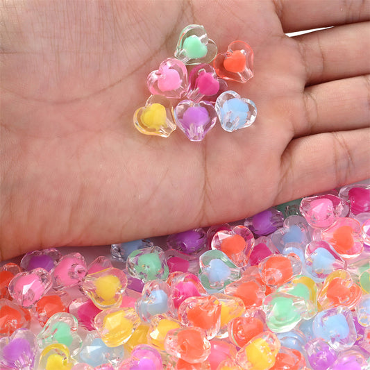 Acrylic Sweet Love AB Beads