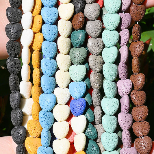 Heart-Shaped Stone Bead