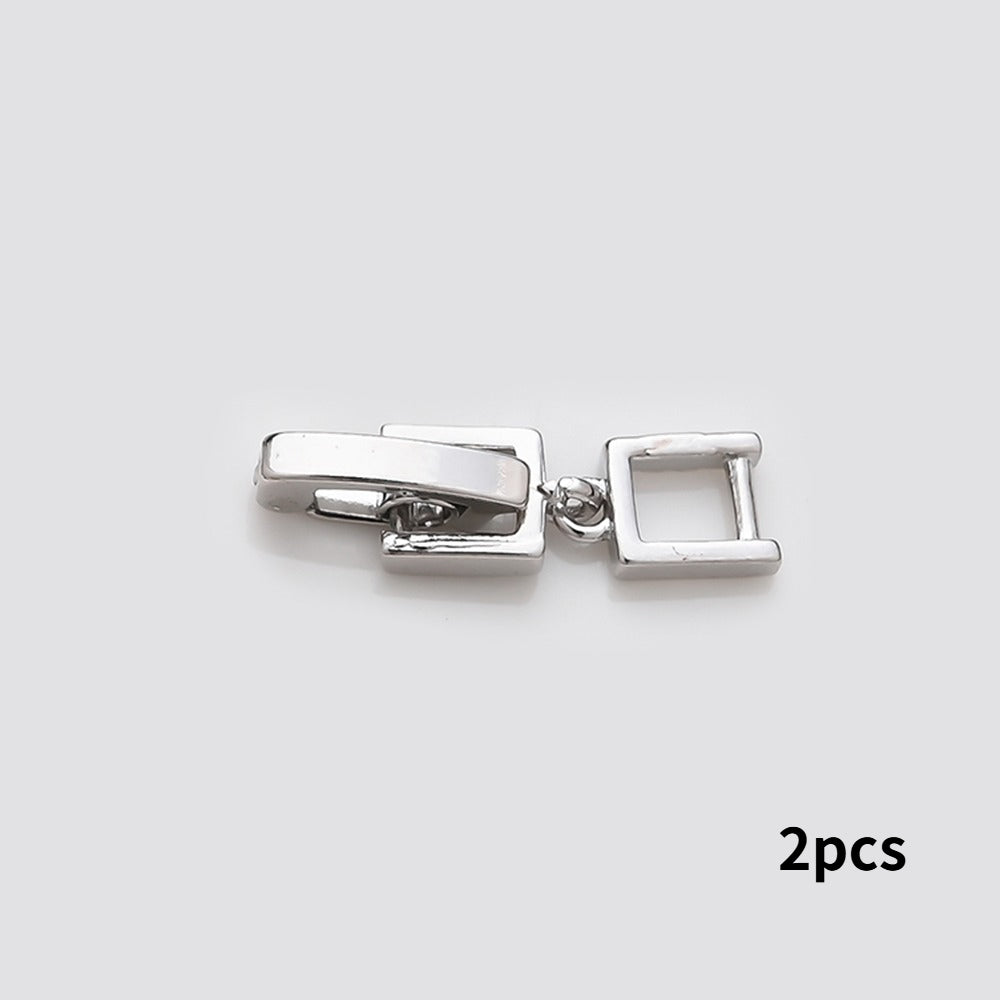 Square Double Clasp Connectors