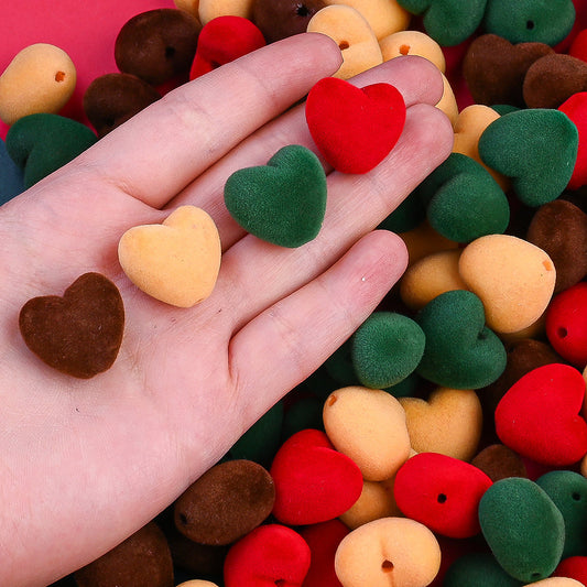 Acrylic Love Heart Beads