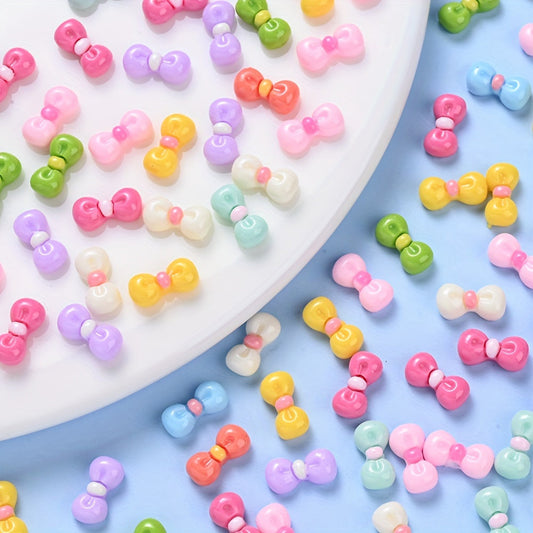 Resin Bow Flatback Decorative Beads
