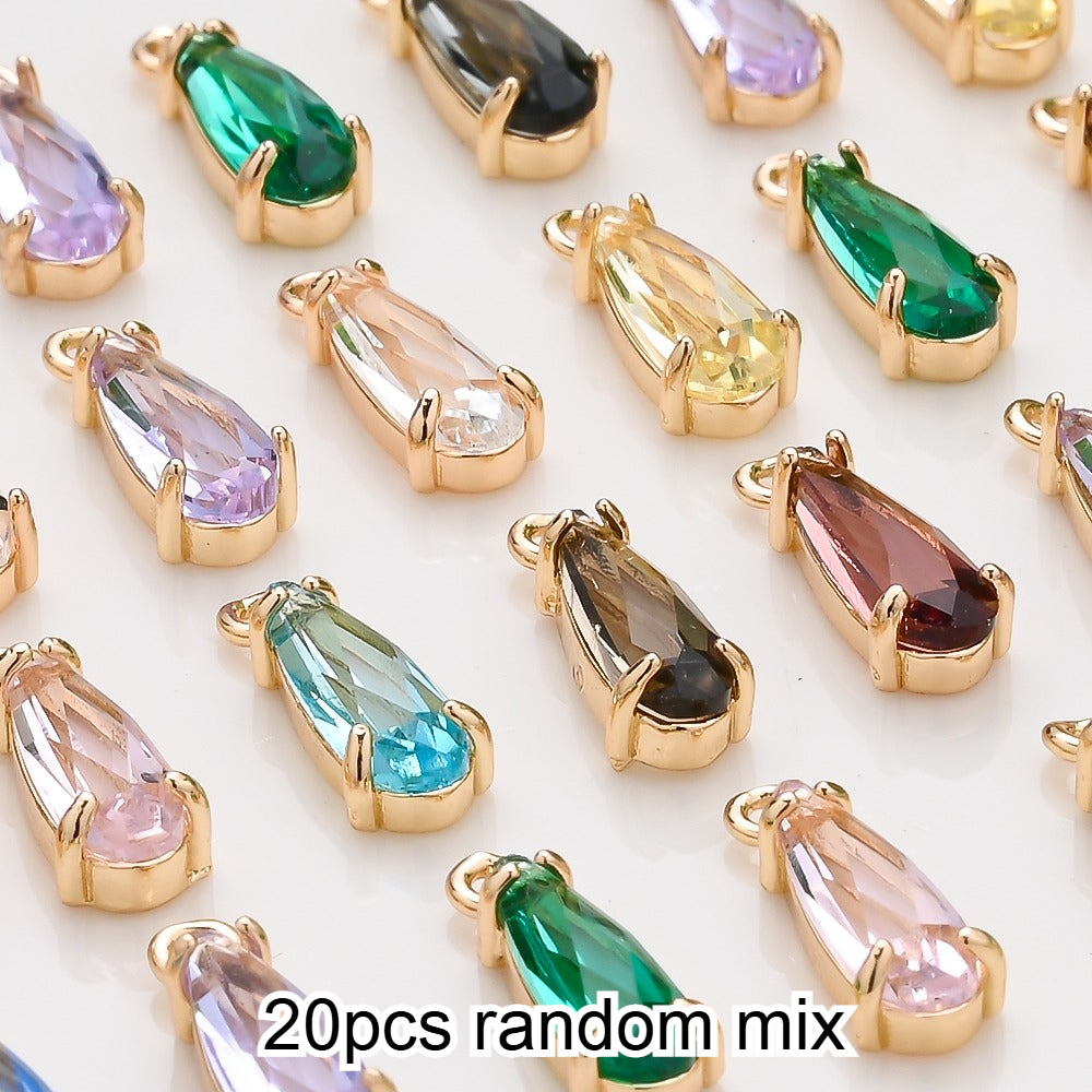 Copper Water Drop Pendants