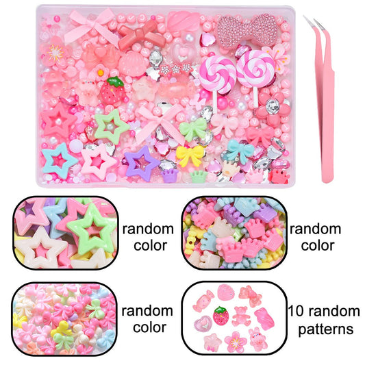 Pink Series Resin Patch Decorative Craft Set