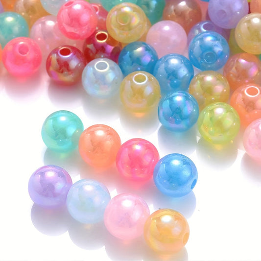 Colored Round Acrylic Beads