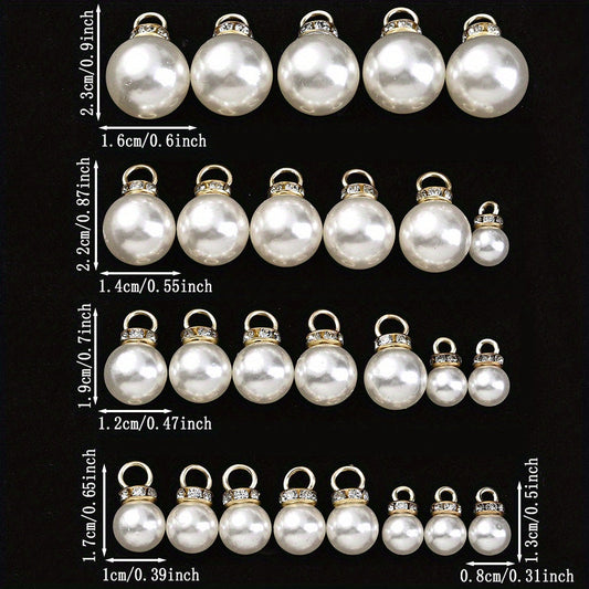 8/10/12/14/16 mm Acrylic Rhinestone Round Spacer Beads