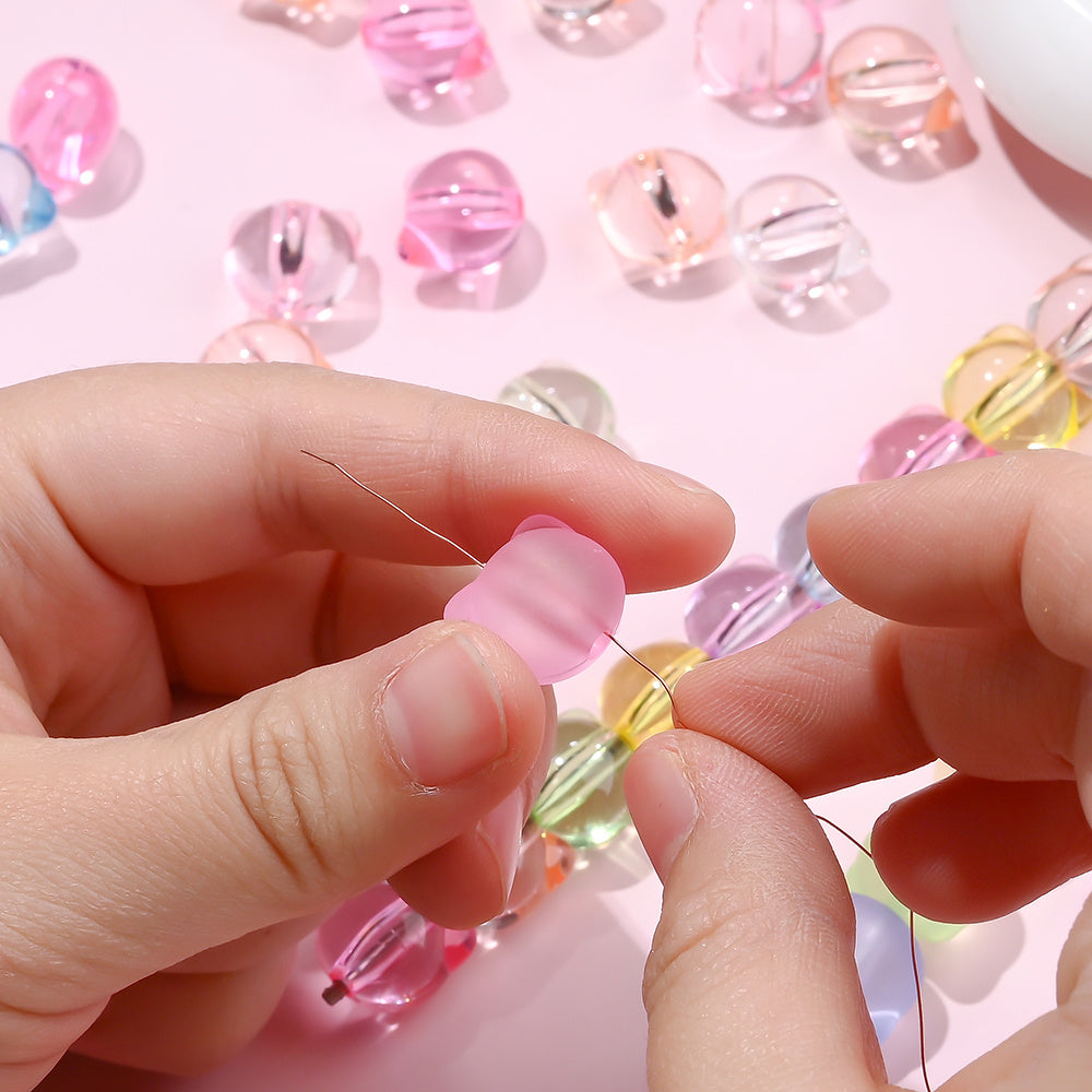 30pcs 12x13mm Cat Head Acrylic Beads