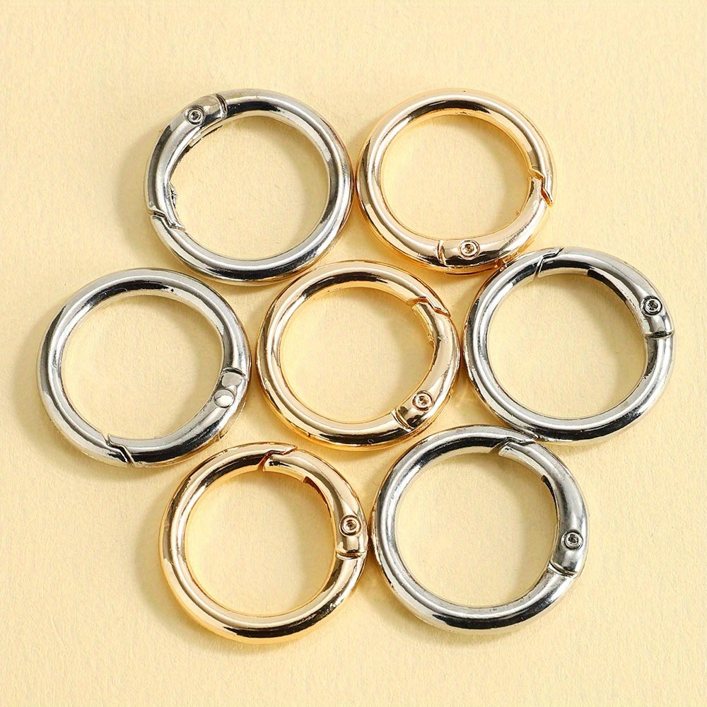 5pcs Large Spring O-Ring Carabiner Clips
