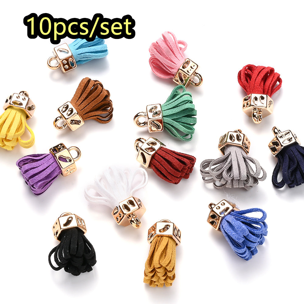 Fashion Mini Colorful Fringe with Golden Cap