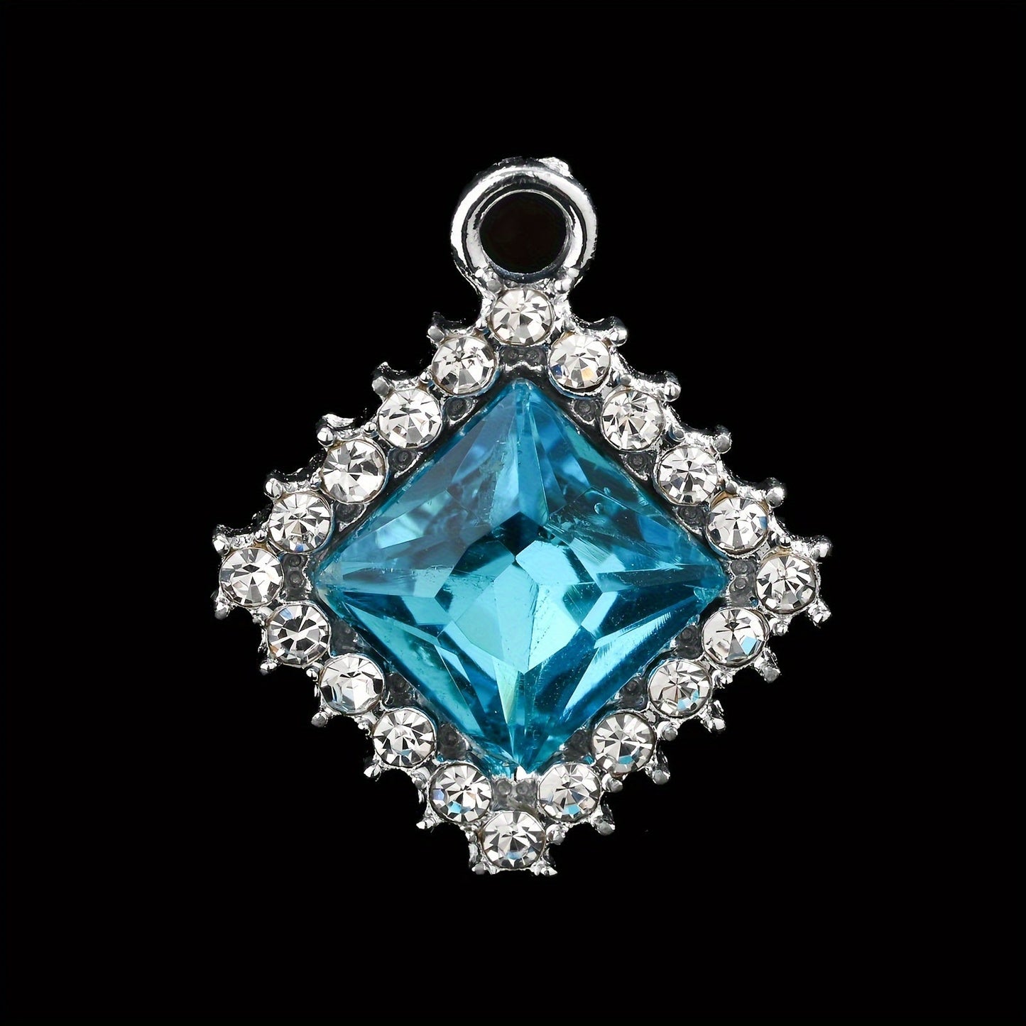 Square Alloy Pendant Set