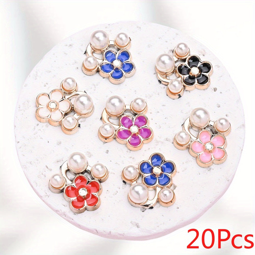 Five-Petal Flower Flatback Beads