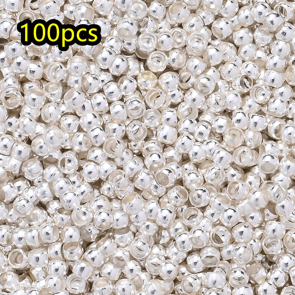 Copper Crimp End Beads