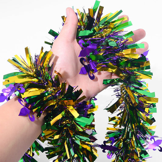 Mardi Gras Tinsel Garland