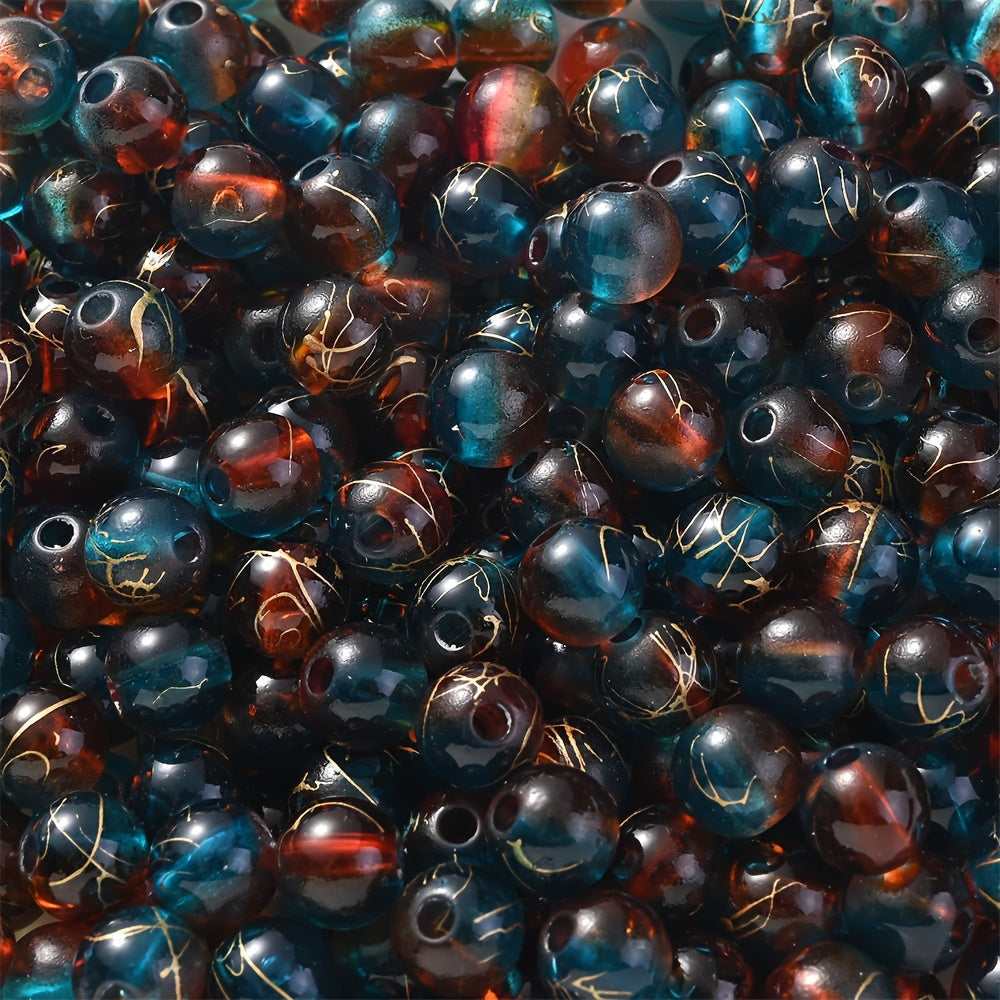 Sparkling Acrylic Spacer Beads