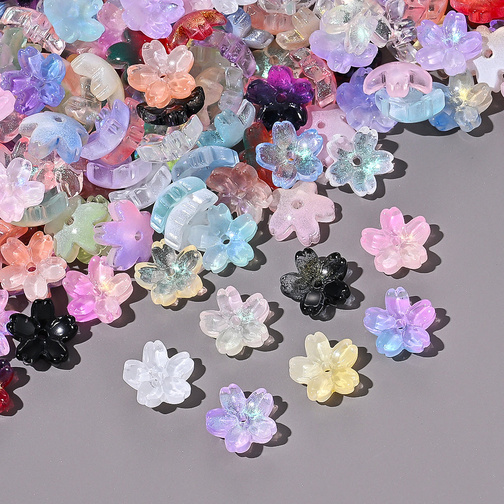 Shiny AB Color Acrylic Beads