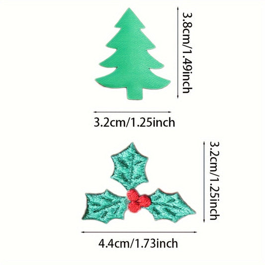Christmas Tree Shaped Patches