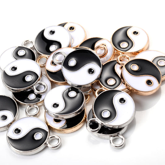 Yin Yang Alloy Pendants