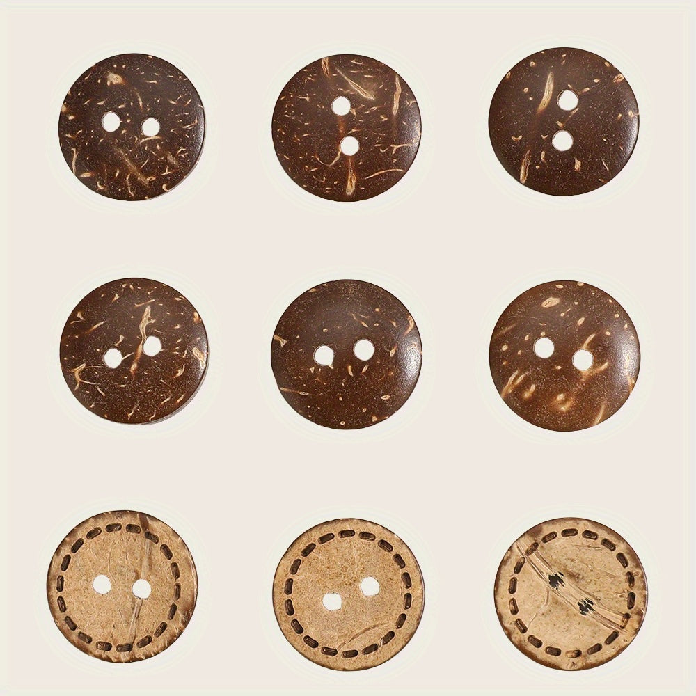Natural Coconut Shell Buttons