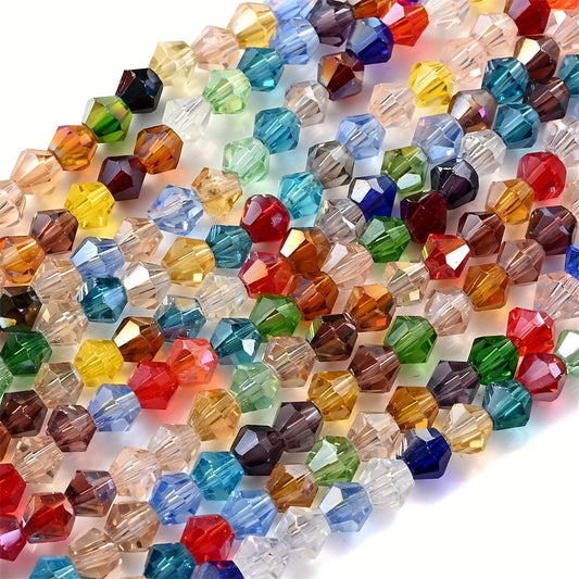 90PCS 4mm Faceted Glass Corner Bead Set