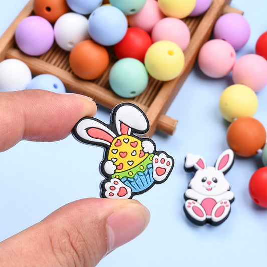 Rainbow Silicone Beads
