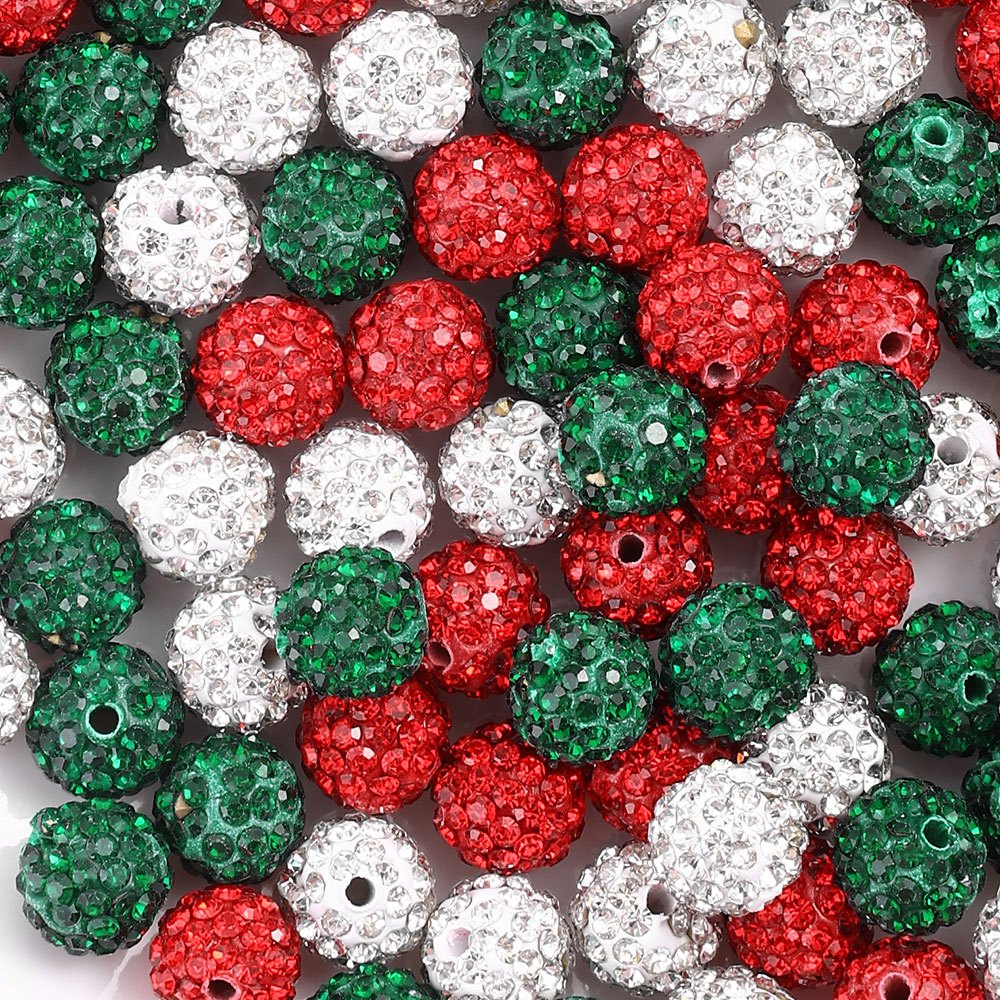 Christmas Resin Ball Beads